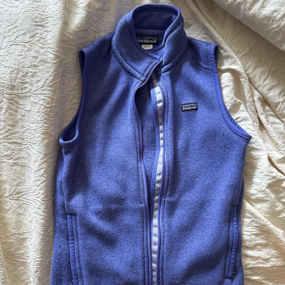 Patagonia Lavender Fleece Vest